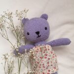 Cute crochet baby octopus toy for NICU preemies