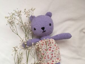 Cute crochet baby octopus toy for NICU preemies